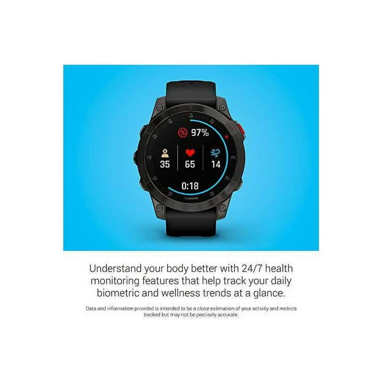Garmin epix Gen 2, Premium active smartwatch, Health and wellness features, touchscreen AMOLED display, adventure watch with advanced features, black Garmin epix Gen 2, Premium active smartwatch, Health and wellness features, touchscreen AMOLED display, adventure watch with advanced features, black