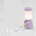 thumbnail image 5 of Gear Lamp for Kids Set Toddler Flashlight Convenient LED Light Rechargeable Battery Portable Night Light,1 * Gear lamp,Purple, 5 of 9