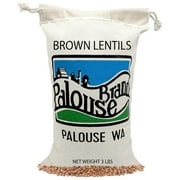 Non-GMO | Pardina Brown Lentils | 3 lbs | Palouse Brand | USA Grown