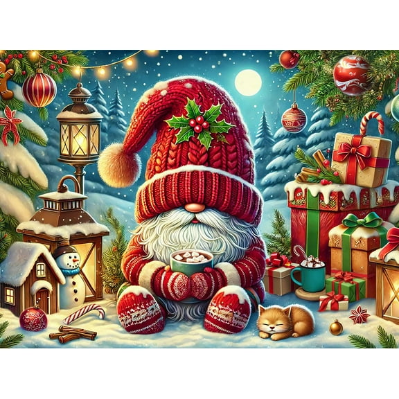 Springbok 500 Piece Hot Cocoa Season Jigsaw Puzzle for Adults - Made in USA