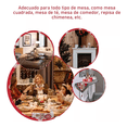 thumbnail image 2 of Camino De Mesa Decoración De Mesa Navideña Manteles 33x180cm Xtellar rojo, 2 of 4
