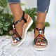 thumbnail image 2 of WILLBEST Sandalias Casuales Para Mujer, Cómodas, Informales, Para Caminar En La Playa, Transpirables, Con Punta Abierta Y Tacón De Cuña Para Uso Diario, Primavera, Verano Y Otoño., 2 of 5