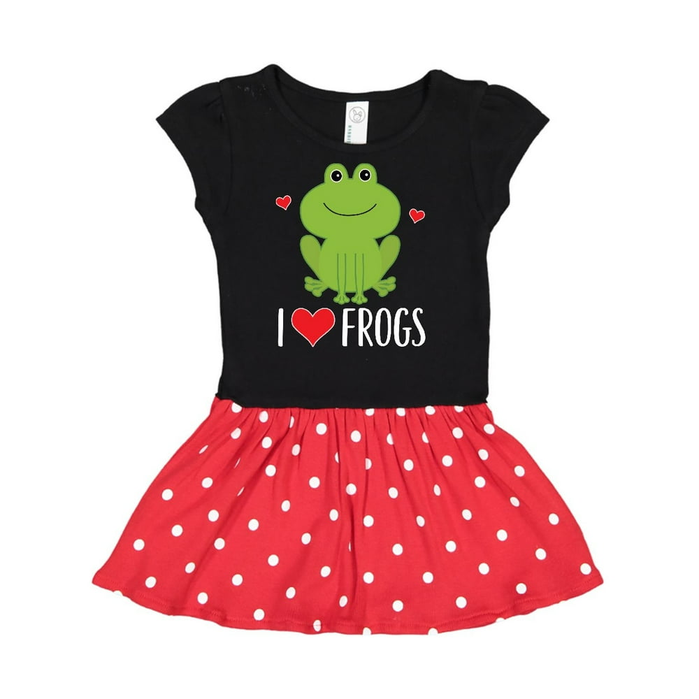 INKtastic I Love Frogs Gift Toddler Dress
