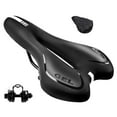 thumbnail image 1 of Bicycle Seat, Gel Padded Bike Saddle with Shock Absorption, Reflective Strips, Waterproof Cover, 1 of 5
