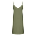thumbnail image 6 of qolati Summer Dresses for Women 2025 Sleeveless Nightgown V Neck Full Slip Sleep Dress Spaghetti Strap Casual Swing Tank Mini Dresses, 6 of 8