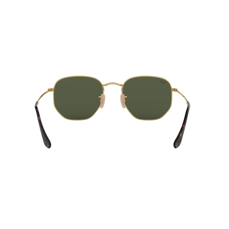 Ray-Ban Men's Classic Hexagonal Flat Lenses RB3548N-00151-21 Gold