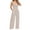 Beige, variant on Yigetop Strapless Romper, Womens Rompers for Summer off Shoulder Wide Leg Jumpsuits Women Summer Casual Loose Sleeveless Beach Outfits Jumpsuits for Women Casual Beige L