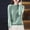 Mint Green women fall winter sweater a1, variant on Women's Fall Winter Round Neck Long Sleeve Knitted Warm Pullover Tops Solid Casual Basic Sweaters Cozy Layering Fashion Clothes, Mint Green XL