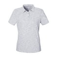 thumbnail image 4 of North End NE115W Women's Eclipse Jacquard Polo-PLATINUM HEATHER-2XL, 4 of 6