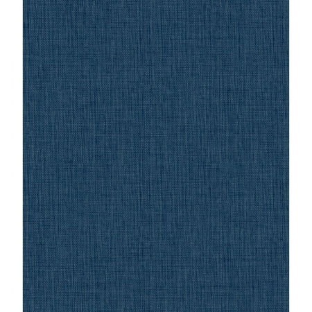 - York Wallcoverings Waverly Cottage ER8243 Sweet Grass Wallpaper, Ink Blue