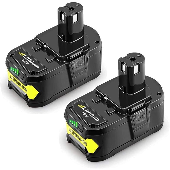Ohyes Bat 18V 6000mAh Power Tool Battery, for Ryobi, 2 Pack