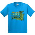 thumbnail image 3 of Inktastic See You Later Alligator with Black Sunglasses Youth T-Shirt, 3 of 5