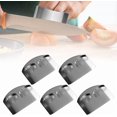 thumbnail image 1 of Finger Guard, Multifunctional Stainless Steel Finger Protector for Cutting Food Slicing Finger Guard, Premium Slicing Tool Guard Finger Protector, Great for Chopping Vegetables (Double Fingers, 5PCS), 1 of 7