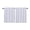 White, variant on Waffle Weave Kitchen Tier Curtains, Water-Protective Rod Pocket Cafe Window Treatment – Short Half-Window Tiers for Small Bathroom Windows