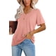 thumbnail image 2 of Camiseta Casual de Mujer Lunivop Cuello en V Manga Corta, 2 of 4