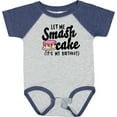 thumbnail image 3 of Inktastic Let Me Smash Cake Its My Birthday Girls Baby Bodysuit, 3 of 5