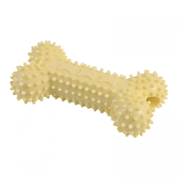 BESTSKY Persistent Dog Chew Toys for Aggressive Chewers Interactive Pet Teeth Cleaning Toys Plastic Dog Bone Toys for Small Medium Large Dogs