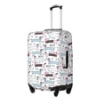 thumbnail image 2 of Wukai Dachshund Dog Puppy Elastic Luggage Cover: Personalized Protection for Your Suitcase - Fits 19~29-inch, Washable & Durable Travel Companion-, 2 of 8