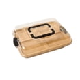 thumbnail image 2 of Charcuterie Board With Clear Lid,Travel Portable Cheese Board Charcuterie Boxes Cutting Boards For Kitchen,Charcuterie Accessories,Veggie Tray,House Warming Gifts New Home,(Black, 6 Compartments), 2 of 6
