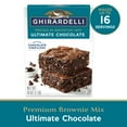 thumbnail image 2 of GHIRARDELLI Ultimate Chocolate Premium Brownie Mix, a Premium Baking Mix, Includes Chocolate Syrup and Chips, 19 oz Box, 2 of 13