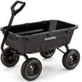 GroundWork GW8 Poly Dump Cart 1400 lb 8 cu. ft. Pneumatic Convertible