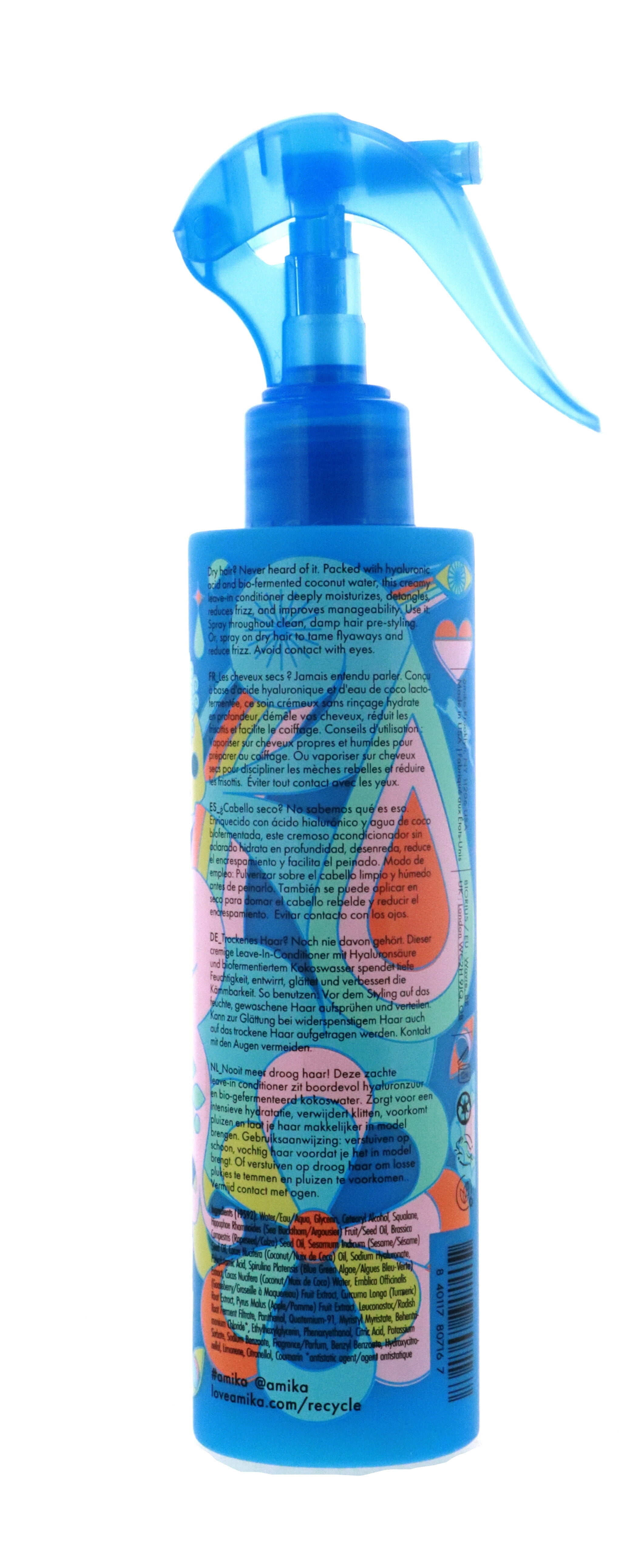 Amika Hydro Rush Intense Moisture Leave-In Conditioner, 6.7 oz