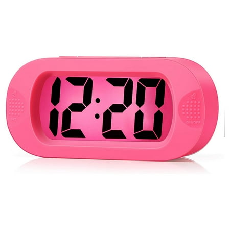 Ana Digital Alarm Clock Large Night Light Silicone Travel USB Cable With Snooze 12 Hours /24 Hours Bedroom Kitchen Home Decor