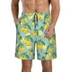 thumbnail image 1 of Fotbe Lemon (3) Trajes de Baño Estampados para Hombre, Shorts de Verano de Secado Rápido, Ropa de Playa, Bañadores-3X-Large, 1 of 6