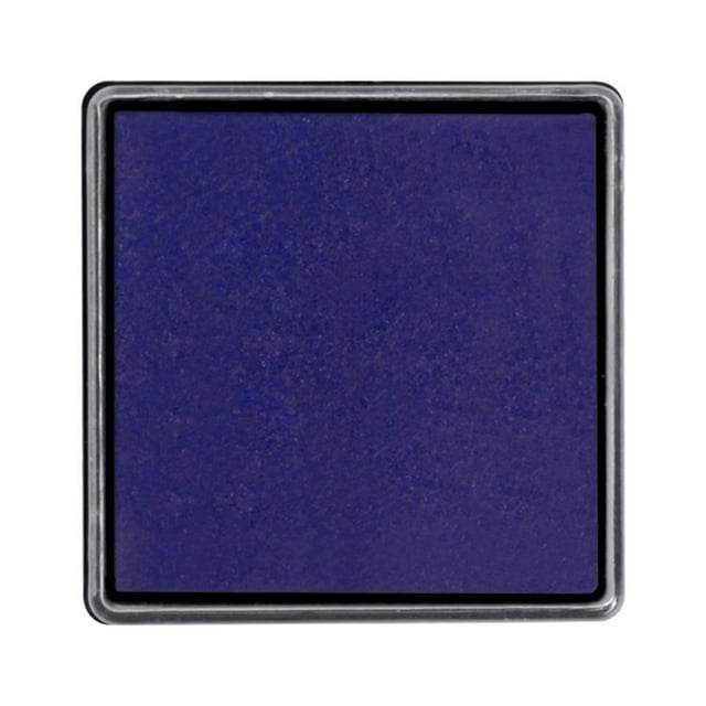Mini Ink Pads Colorful Oil Water-based Inkpad Scrapbook Rubber Drawing Learning Art Craft Stamps Printing Mud DIY Accessories Handcrafted Dark Blue