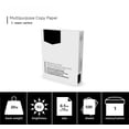 thumbnail image 5 of Multipurpose Copy Printer Paper, 8.5 x 11 Inches, 20 lb, 92 Bright, White, 1 Ream (500 Sheets), 5 of 8