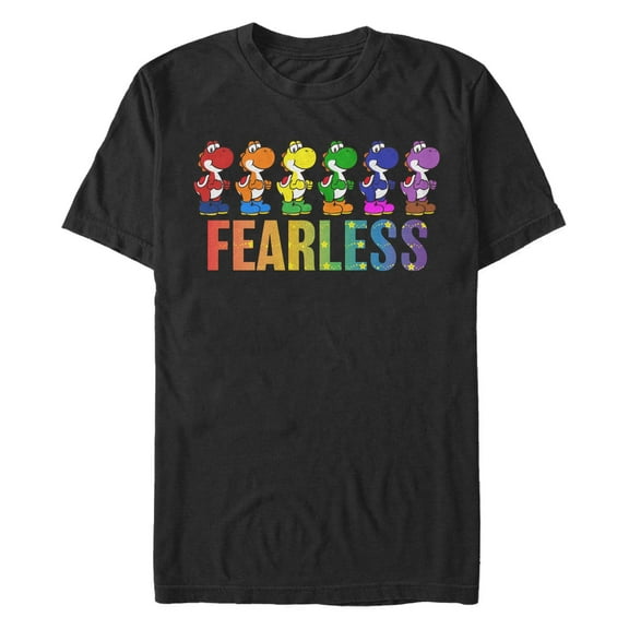 Men's Nintendo Fearless Yoshis  Graphic T-Shirt