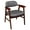 Mahogany & Grey, variant on Regency 476 Mid-Century Modern Accent Chair