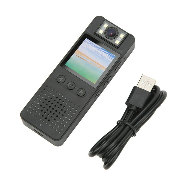 Cámara Corporal Grabación de y Video Lente Giratoria de 180 Grados Cámara 1080P WIFI Reproducción en Tiempo Real Videocámara para Caminar Vlog ANGGREK Otros