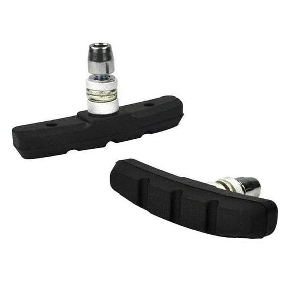 1 Pair Mountain Bike Rubber V Brake Pads - Durable, Non - Slip, Fit Most Bikes, All - Weather Performance