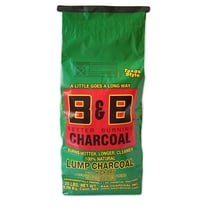 B&B Charcoal 20 Pound Hickory Lump Charcoal