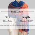 thumbnail image 3 of Pyhlmscde Women's Winter Warm Fringed Plaid Shawls, Shawl Wraps for Women, Scarf for Women, Womens Shawl, 3 of 4