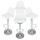 thumbnail image 1 of Juego de 4 Sillas de Bar Mirel Giratorias Color Blanco, 1 of 9