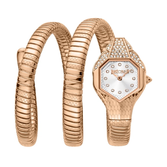 Just Cavalli Women's Snake 316L Stainless Steel Watch JC1L193M0075
