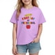thumbnail image 5 of Blusas y camisas de manga corta con cuello redondo para niños y niñas, camisetas gráficas de manga corta, blusas con estampados bonitos para la temporada escolar., 5 of 9