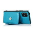 thumbnail image 5 of Wallet Case for Galaxy A51 5G, Detachable Crossbody Lanyard Strap PU Leather+Soft TPU Bumper Magnetic Clasp Back Flip Credit Card Slots Kickstand Cover for Samsung Galaxy A51 5G, Blue, 5 of 9