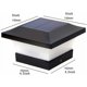 thumbnail image 3 of Luces solares de poste solar, lámpara de poste solar, lámpara de pilar solar, lámpara de columna impermeable para exteriores, lámpara solar LED para postes de madera, cubierta, patio, cerca, 3 of 3