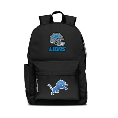 MOJO Black Detroit Lions Two Logo Campus Backpack