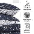 thumbnail image 5 of Southshore Fine Living, Inc. Blue Pillow Covers, Quilted Pillow Shams 18"x18", Botanical Leaves Blue, 5 of 6