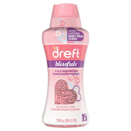 Dreft Blissfuls, Baby Fresh, 26.5 oz In-Wash Scent Booster Beads