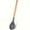 Grey, variant on 1pc, Silicone Nonstick Mixing Spoon, Kitchen Cooking Spoon, Serving Spoon With Wooden Handle Heat Resistant Utensil Spoons For Mixing, Baking, Serving And Stirring