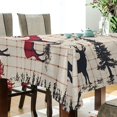 thumbnail image 5 of Yayeee Tablecloths 60" x 120" Rectangle Wrinkle Resistant Party Table Cover, Red Deer, 5 of 8