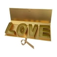 thumbnail image 2 of GUOOL Mother's Day Mama Empty Flower Gift Box Love Shaped for Parties Celebrations Gold, 2 of 9