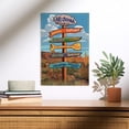 thumbnail image 2 of Arizona, Destination Signpost Birch Wood Wall Sign (12x18 Rustic Home Decor, Ready to Hang Art), 2 of 5
