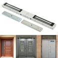 thumbnail image 1 of 12V Electromagnetic Lock Aluminum Alloy Double Door Electric Lock 600 Lbs Holdin Force Anodic Oxidation Craft Access Control Lock, 1 of 8