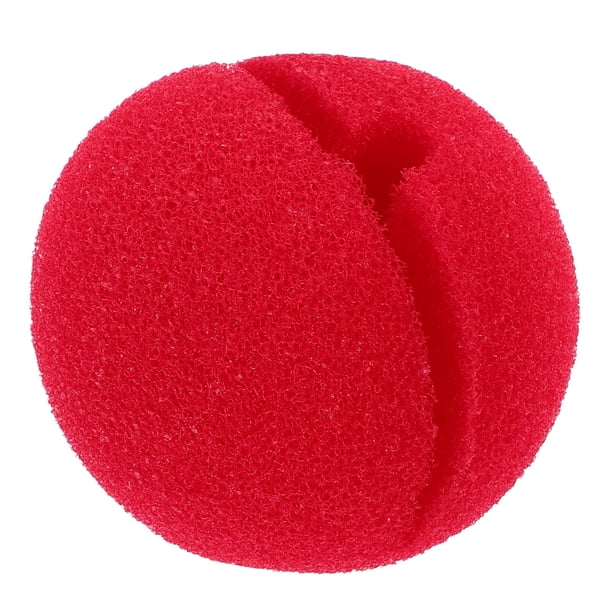 FELTECHELECTR Nariz de payaso roja - Nariz de espuma de Rodolfo - Disfraz de payaso de circo - Accesorio de cosplay para Navidad y Halloween - Disfraz de ciervo para fiesta de carnaval de máscaras